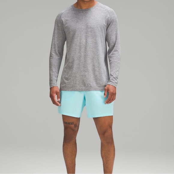 NWT Lululemon Pace Breaker Short 7” Lined CYNB Cyan Blue Size Large - Picture 2 of 8